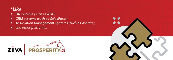 *Like Hr systems (such as ADP), CRM systems (such as SalesForce), Association Management Systems (such as Avectra), and other platforms.