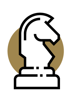An image of a knight chess piece An image of a knight chess piece